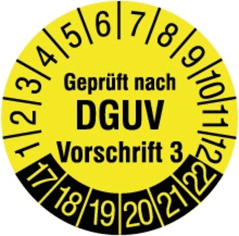 DGUV Vorschrift 3 bei Weber & Weber GmbH in Schönburg