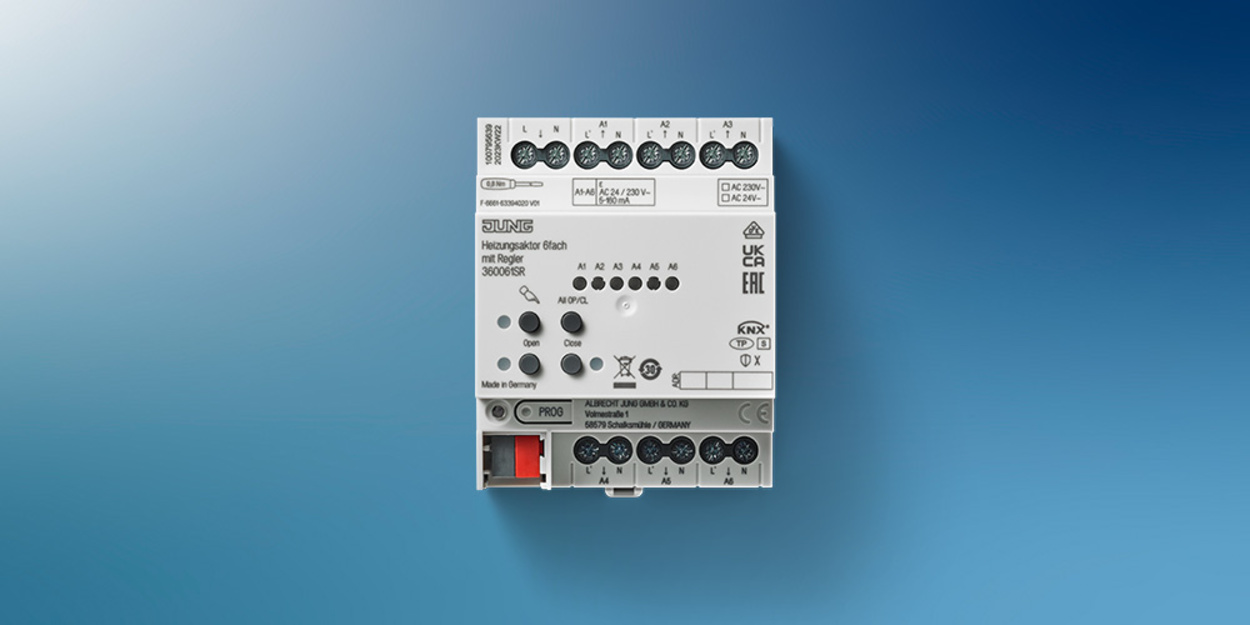 KNX Heizungsaktor 6-fach bei Weber & Weber GmbH in Schönburg