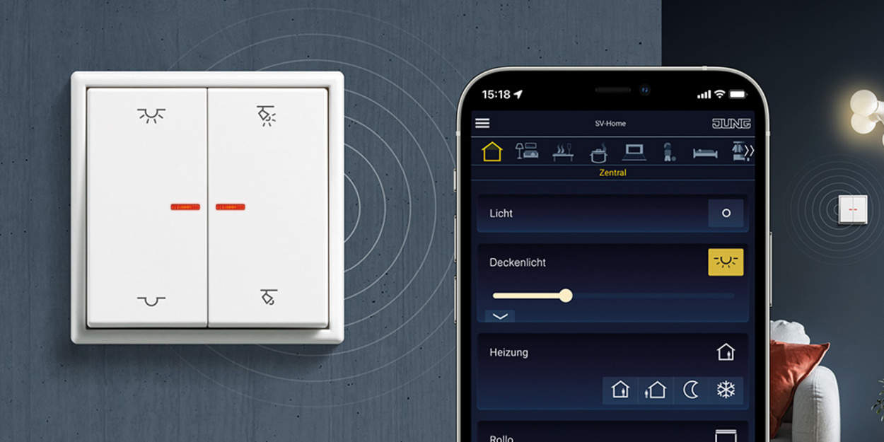 KNX RF Taster bei Weber & Weber GmbH in Schönburg